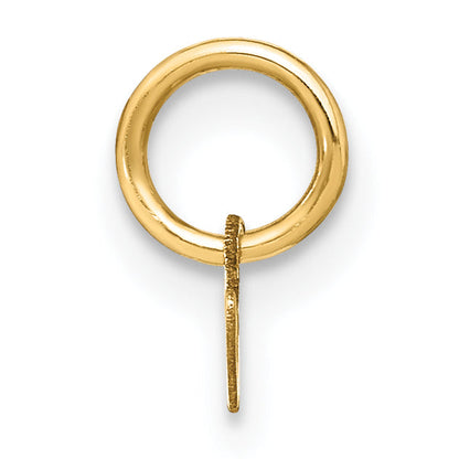 14K Gelbgold 14ky Lower Gehäuse Buchstabe M Initiale Charm