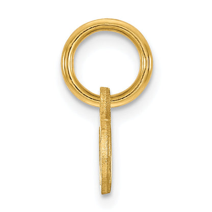 14K Gelbgold 14ky Lower Gehäuse Buchstabe A Initiale Charm
