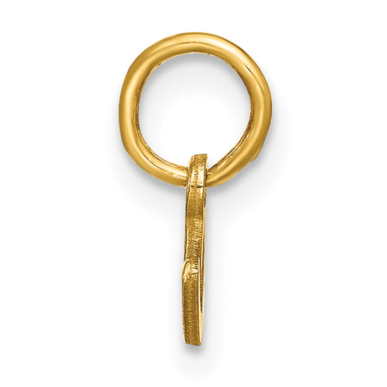14K Gelbgold 14ky Lower Gehäuse Buchstabe C Initiale Charm