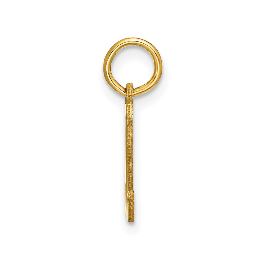 14K Gelbgold 14ky Lower Gehäuse Buchstabe D Initiale Charm