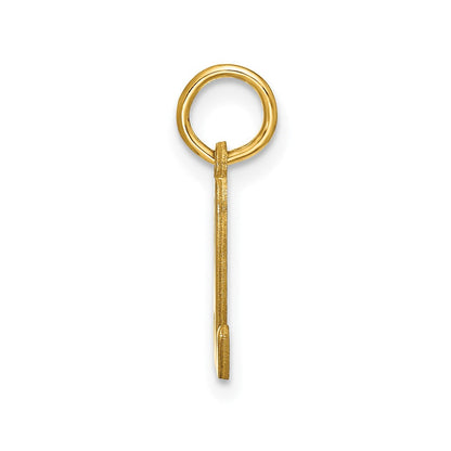 14K Gelbgold 14ky Lower Gehäuse Buchstabe D Initiale Charm