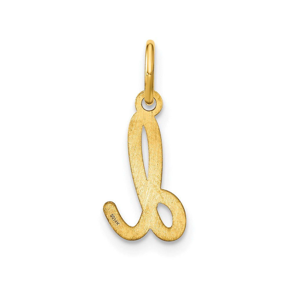 14K Gelbgold 14ky Lower Gehäuse Buchstabe D Initiale Charm