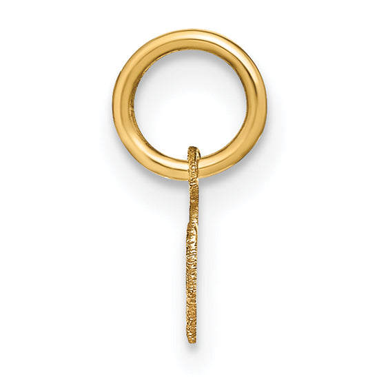 14K Gelbgold 14ky Lower Gehäuse Buchstabe M Initiale Charm