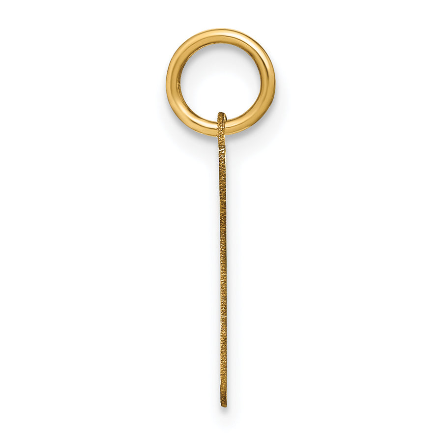 14K Gelbgold 14ky Lower Gehäuse Buchstabe P Initiale Charm