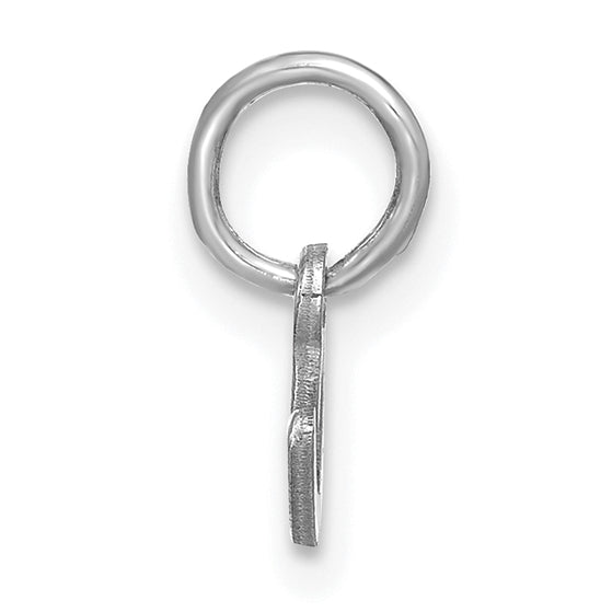 14K Weißgold 14kw Lower Gehäuse Buchstabe C Initiale Charm