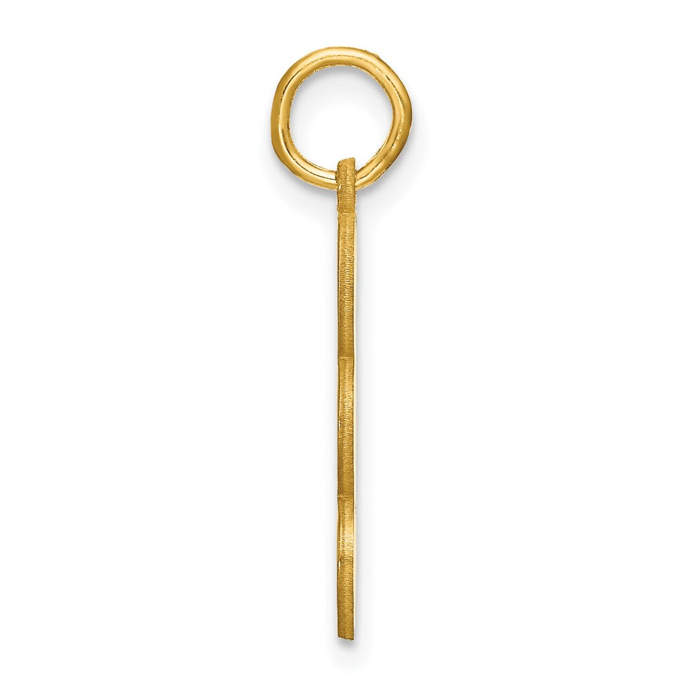Vergoldet Sterlingsilber /gold 3 Buchstabe Blase Anhänger