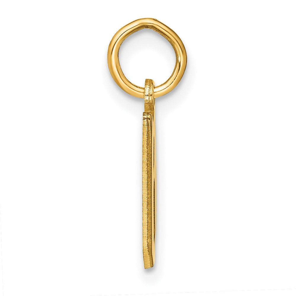 14K Gelbgold 14ky Buchstabe B Initiale Anhänger
