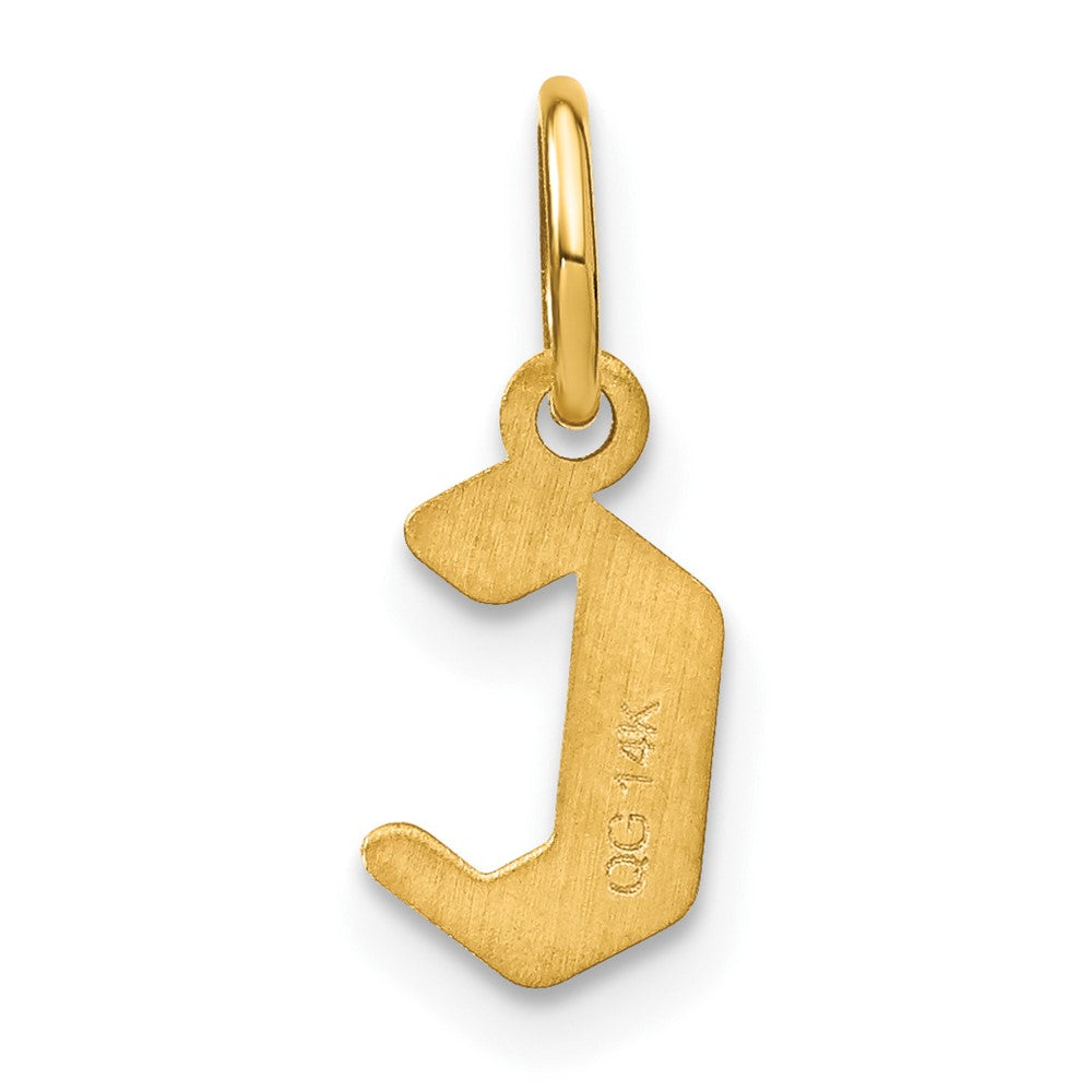 14K Gelbgold 14ky Buchstabe C Initiale Anhänger