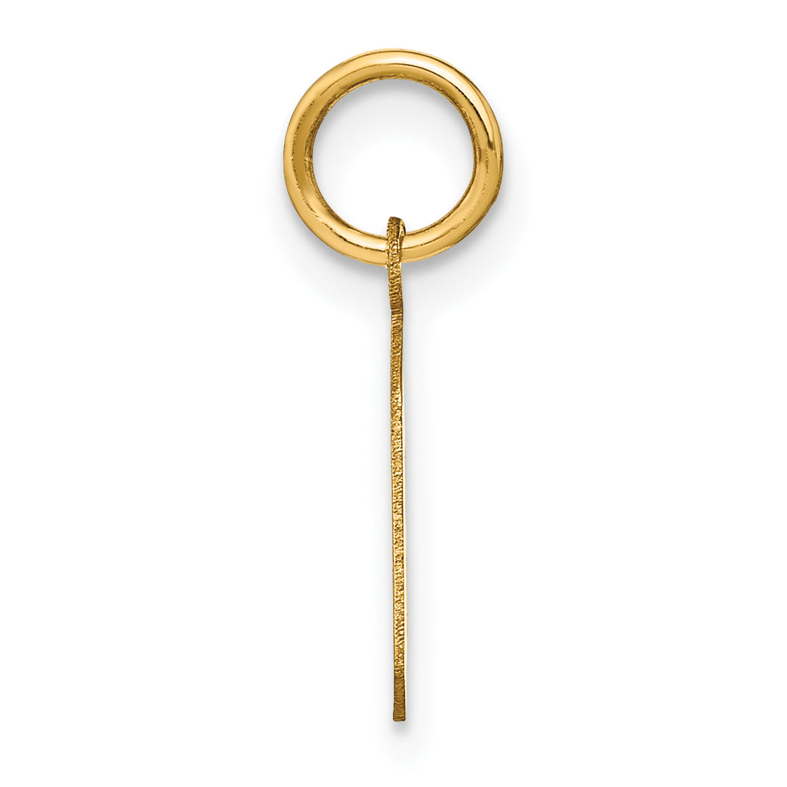 14K Gelbgold 14ky Buchstabe G Initiale Anhänger