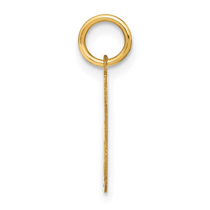 14K Gelbgold 14ky Buchstabe G Initiale Anhänger