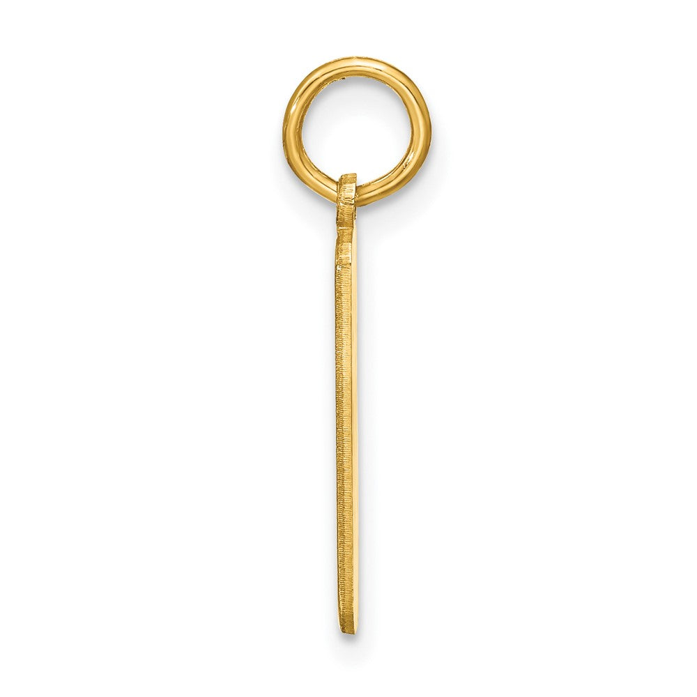 14K Gelbgold 14K Gelbgold Klein Rohling Stab Charm