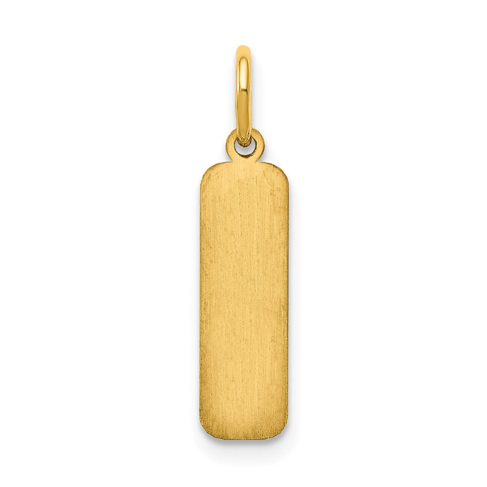 Vergoldet Sterlingsilber /gold Klein Rohling Stab Charm