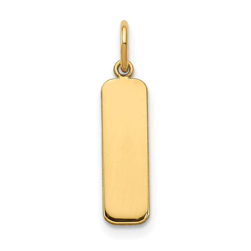 14K Gelbgold 14K Gelbgold Klein Rohling Stab Charm