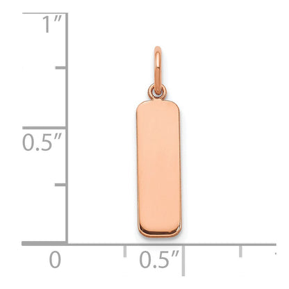 14K Roségold 14K Roségold Klein Rohling Stab Charm