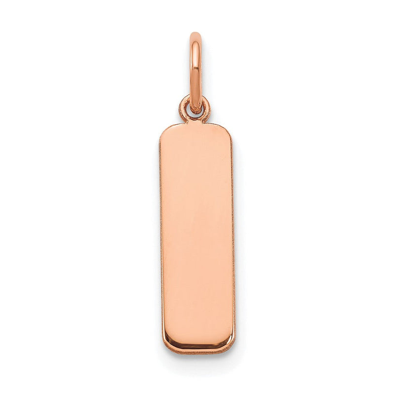 Roségoldbeschichtet Sterlingsilber /rose Klein Rohling Stab Charm