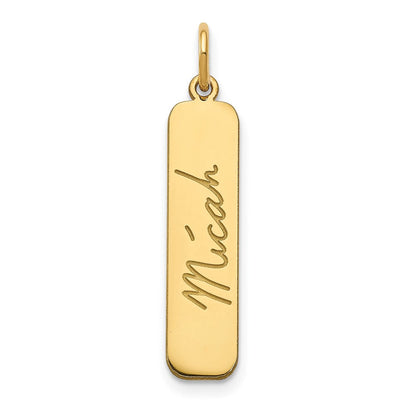 14K Gelbgold Signature Stab Charm