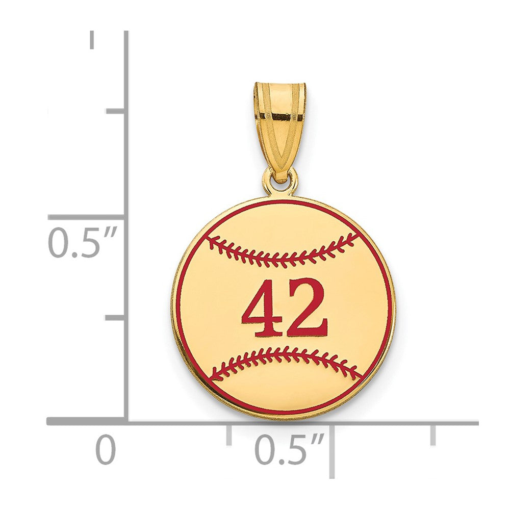 Vergoldet Personalisiert Baseball Epoxid Anhänger