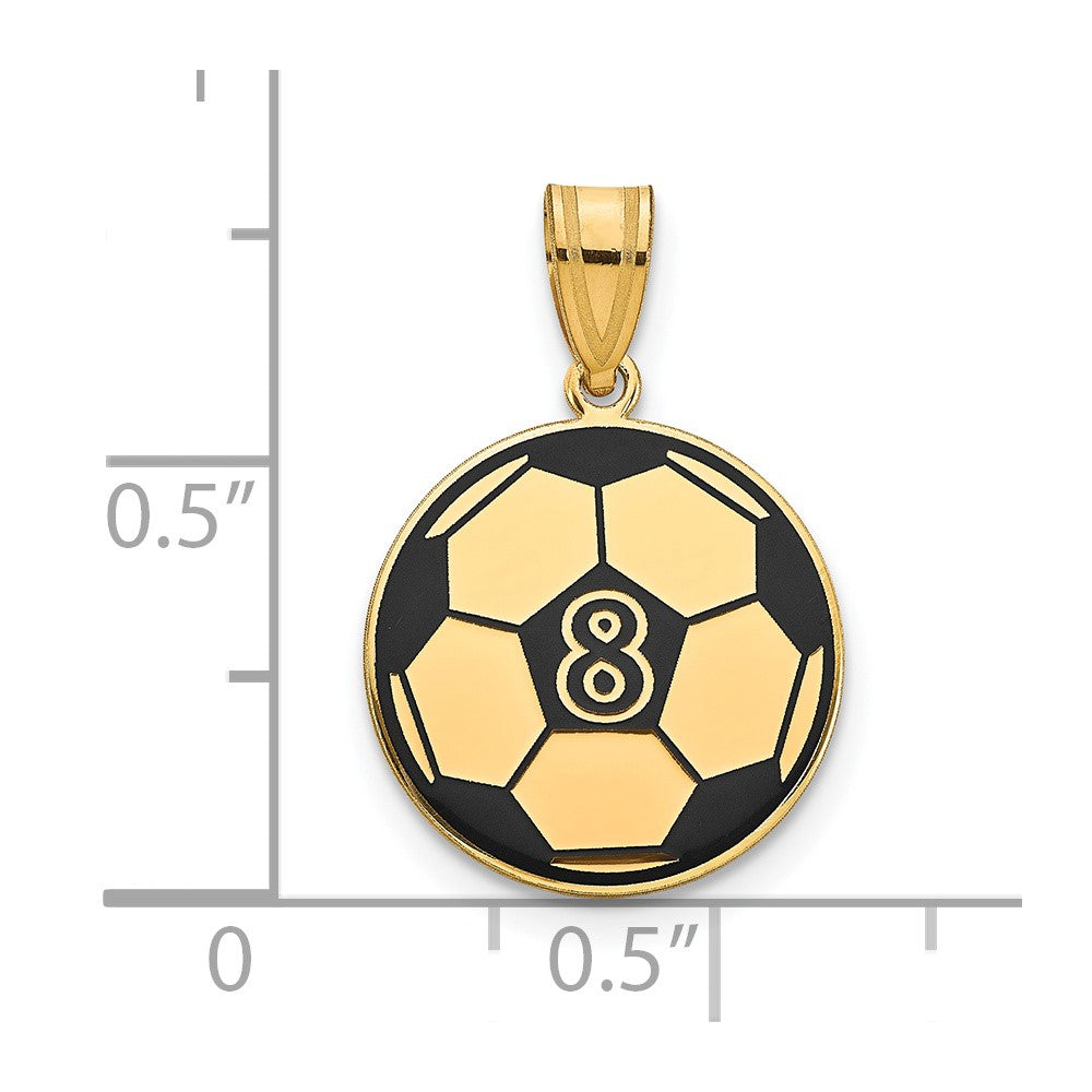 Vergoldet Sterlingsilber /gold Personalisiert Fußball Kugel Epoxid Anhänger
