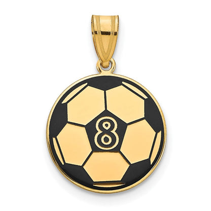 Vergoldet Sterlingsilber /gold Personalisiert Fußball Kugel Epoxid Anhänger
