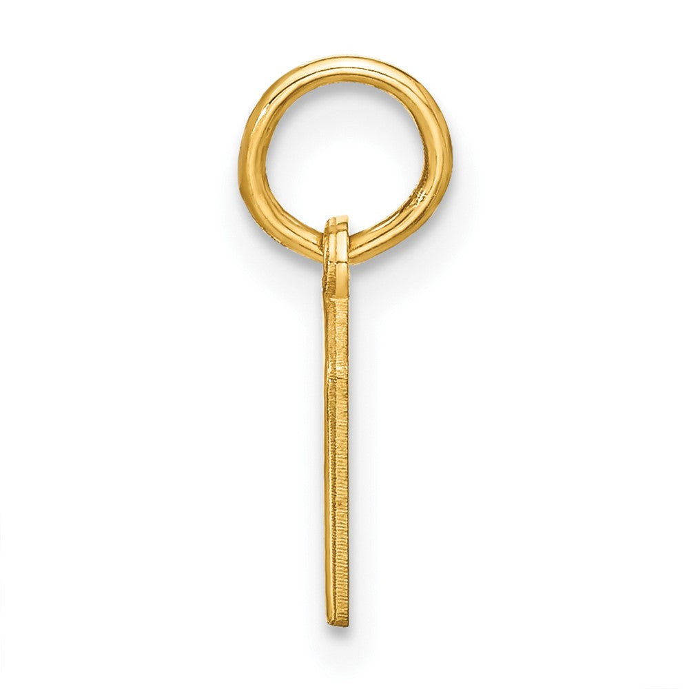 14K Gelbgold 14ky Lower Gehäuse Buchstabe A Initiale Anhänger