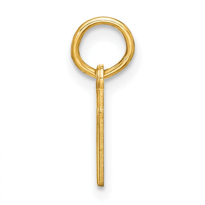 14K Gelbgold 14ky Lower Gehäuse Buchstabe A Initiale Anhänger