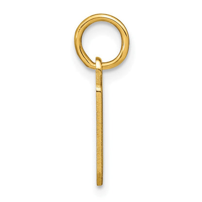 14K Gelbgold 14ky Lower Gehäuse Buchstabe B Initiale Anhänger