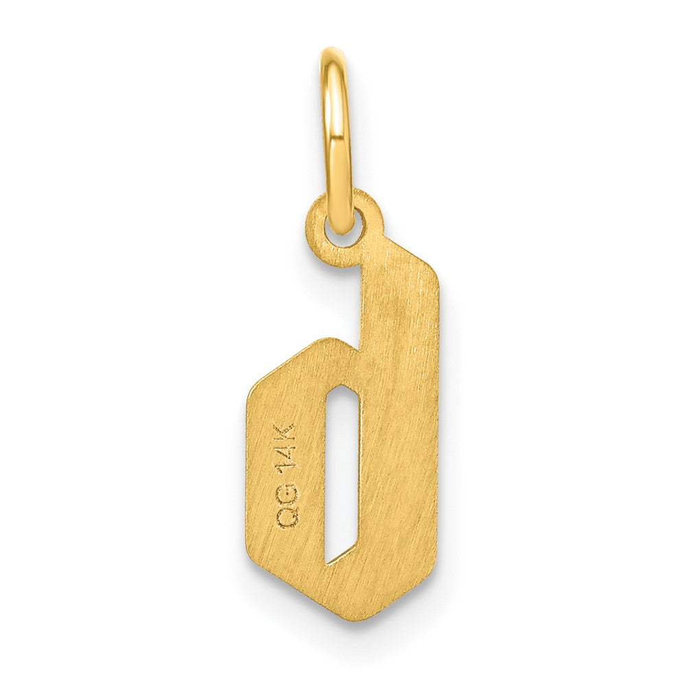 14K Gelbgold 14ky Lower Gehäuse Buchstabe B Initiale Anhänger