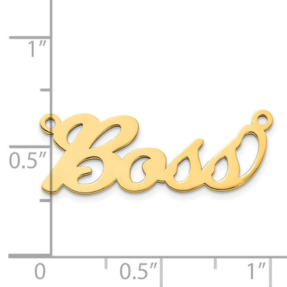 Vergoldet Sterlingsilber /gold Name Platte