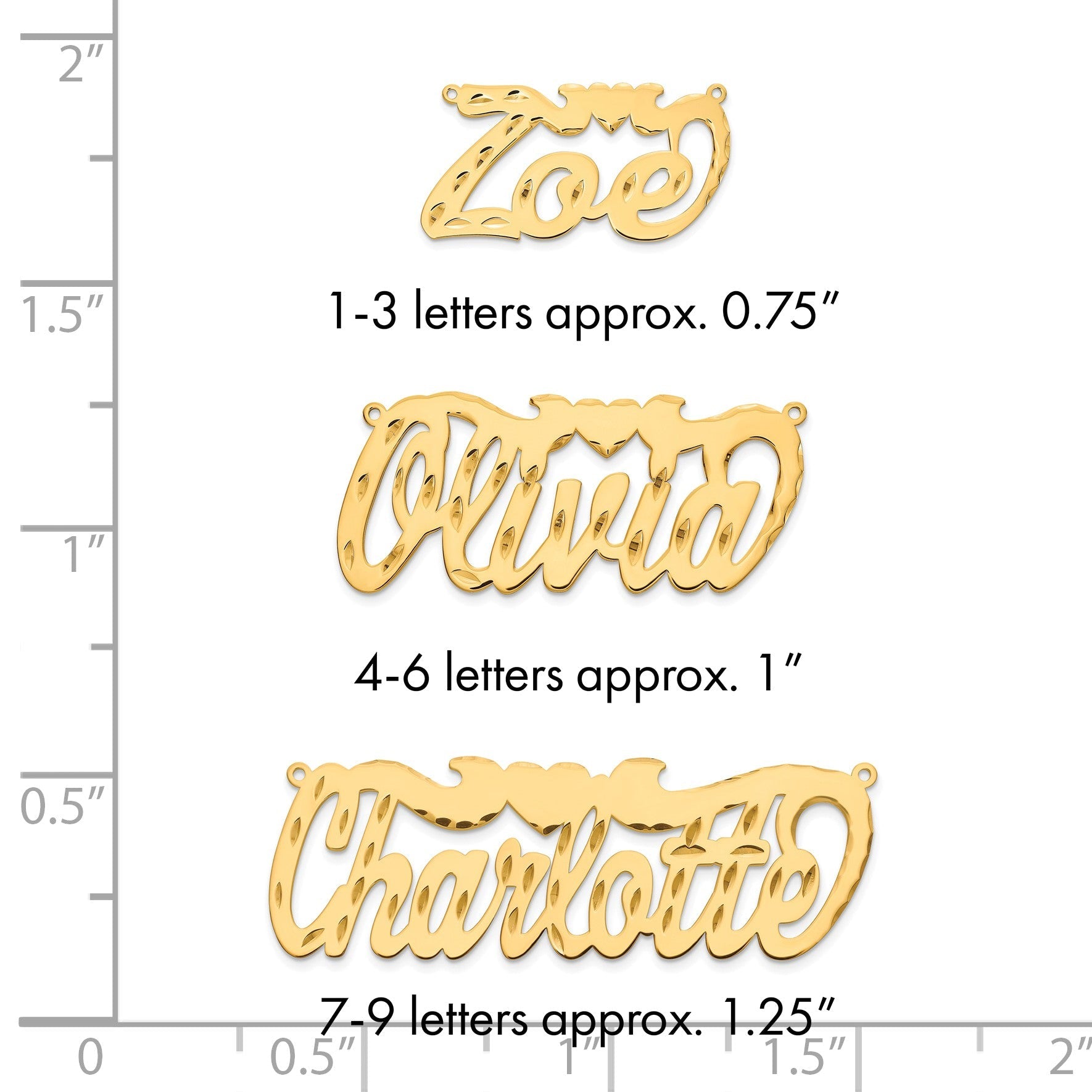 Vergoldet Sterlingsilber /gold Diamantiert Herz Name Platte