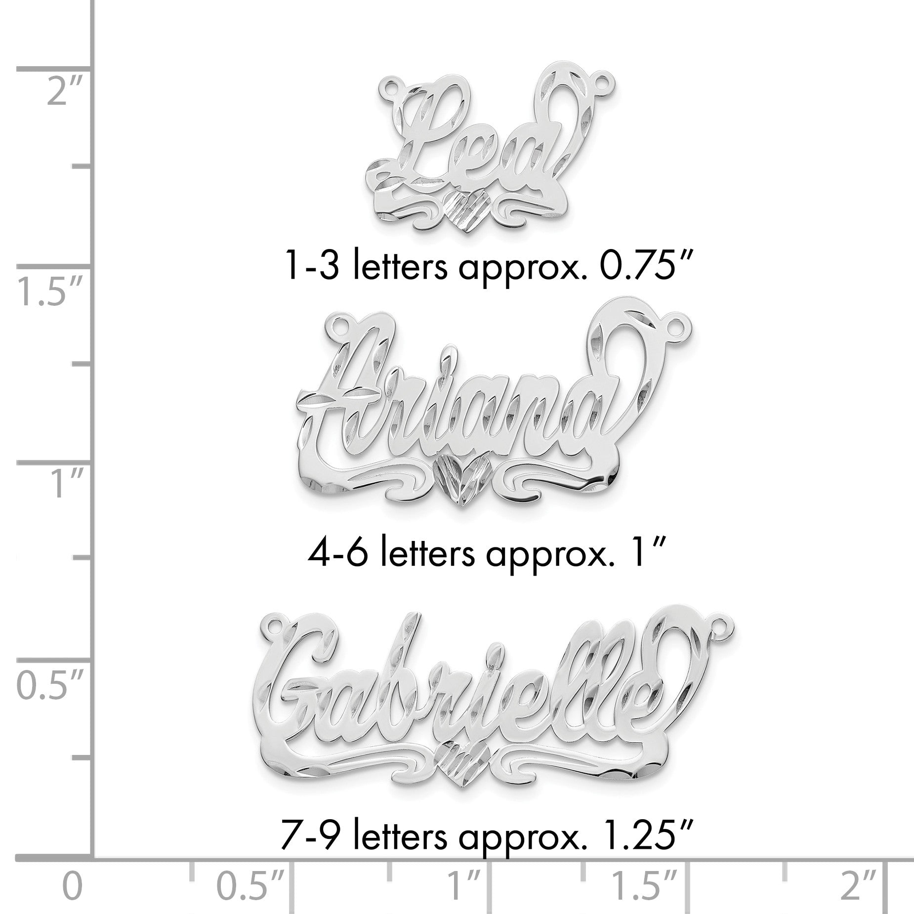 Vergoldet Sterlingsilber /gold Diamantiert Herz Name Platte