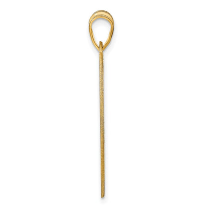 Vergoldet Sterlingsilber /gold Groß Monogramm Herz Anhänger