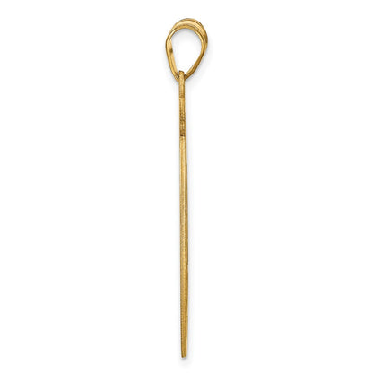 Vergoldet Sterlingsilber /gold Rund Monogramm Anhänger