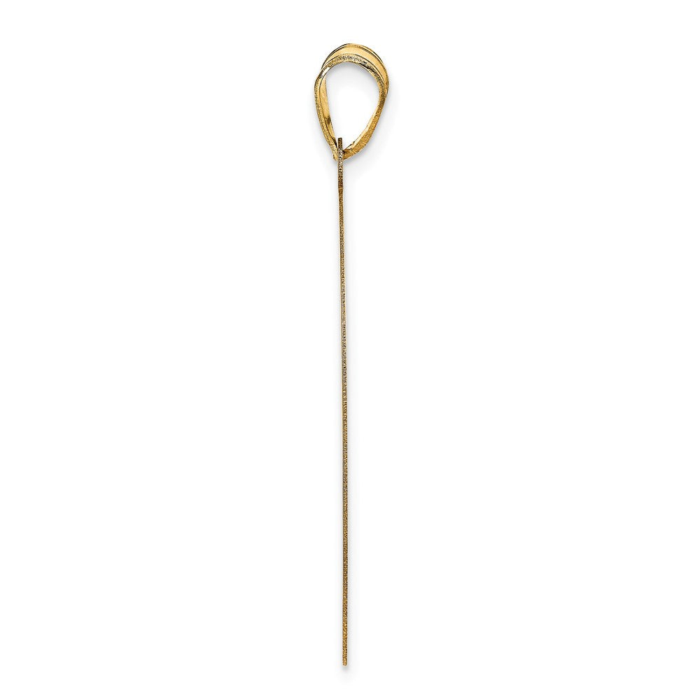 Vergoldet Sterlingsilber /gold Groß Rund Monogramm Anhänger