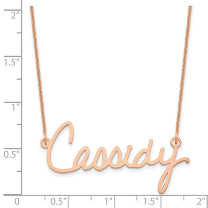 14K Roségold Signature Halskette