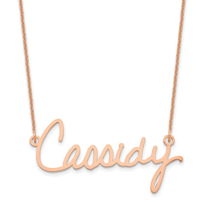 14K Roségold Signature Halskette