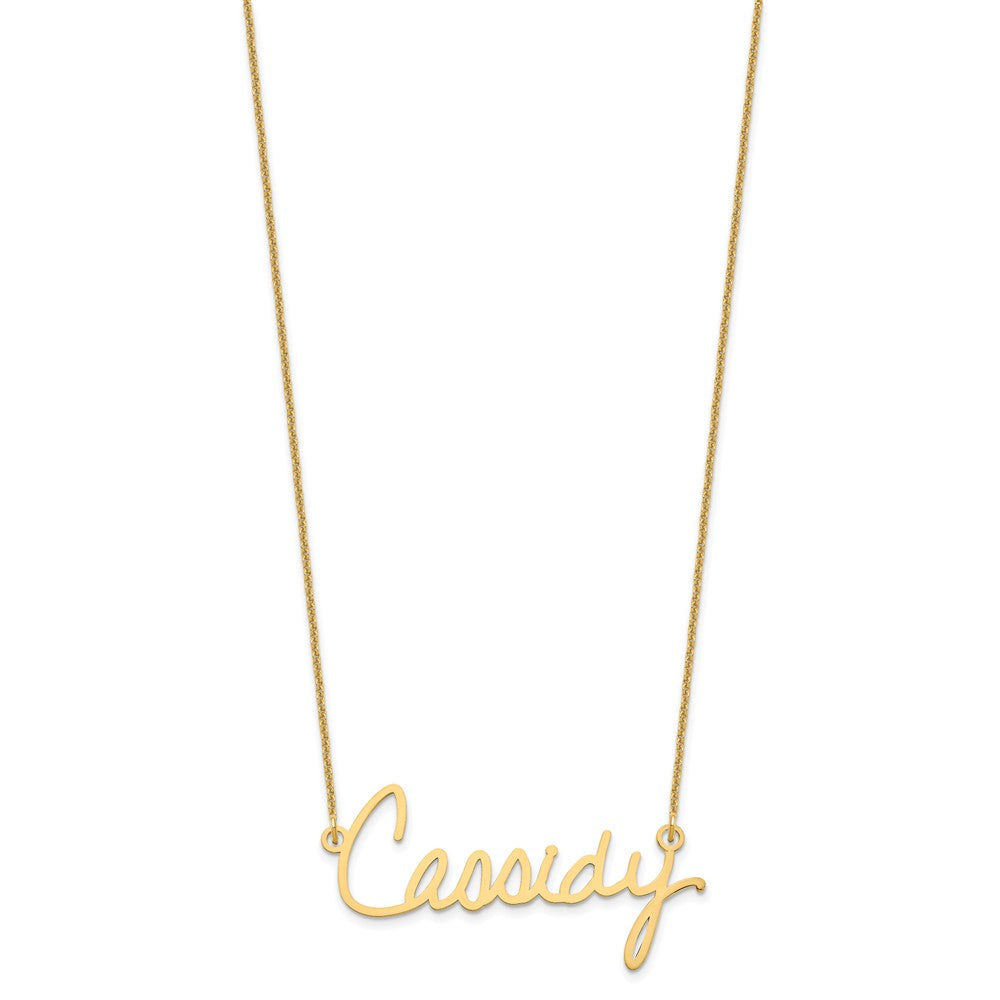14K Gelbgold Signature Halskette