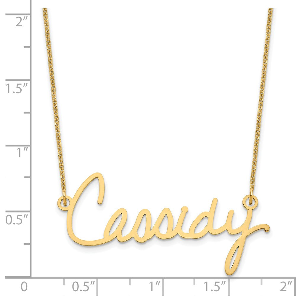 14K Gelbgold Signature Halskette