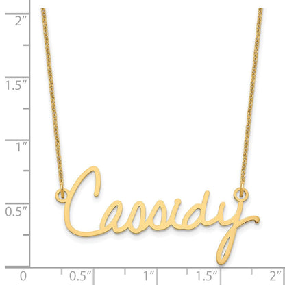 14K Gelbgold Signature Halskette