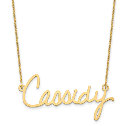 14K Gelbgold Signature Halskette