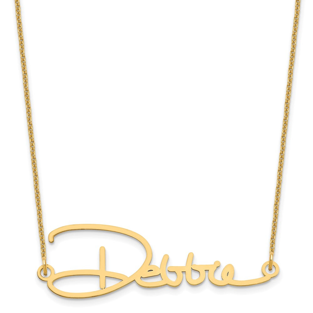 14K Gelbgold Signature Halskette