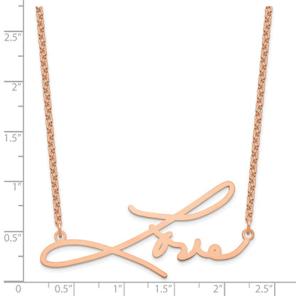 Roségoldbeschichtet Sterlingsilber /rose Signature Halskette