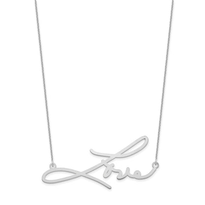Sterlingsilber Silber/rhodiniert Signature Halskette