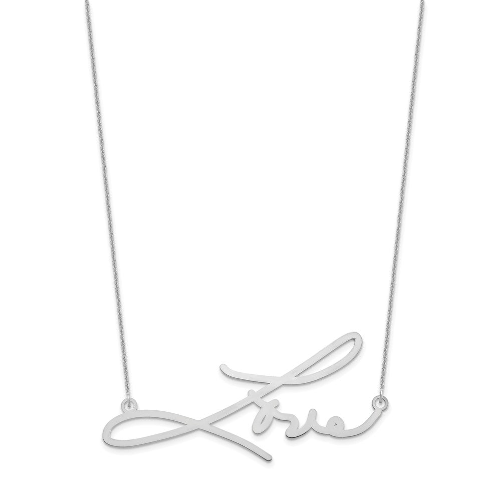 14K Weißgold Signature Halskette