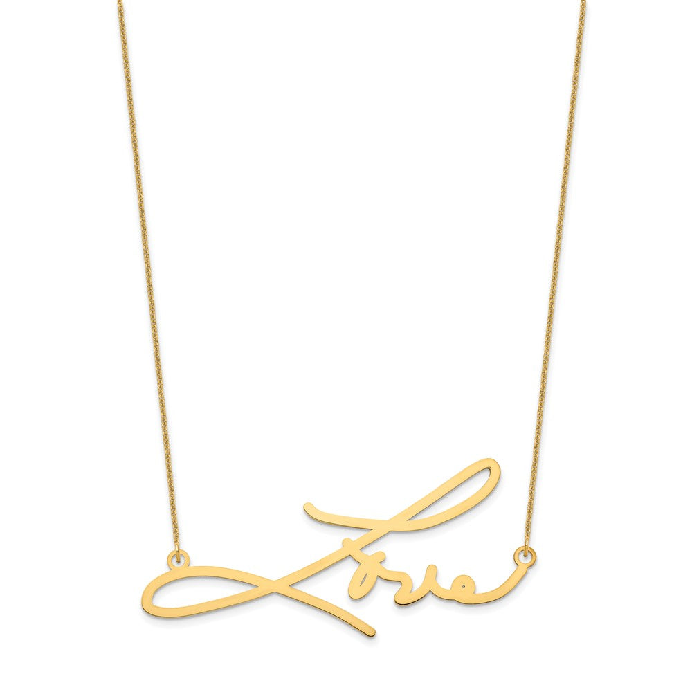 14K Gelbgold Signature Halskette