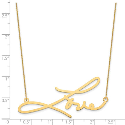 14K Gelbgold Signature Halskette