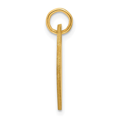 14K Gelbgold Monogramm Herz Charm