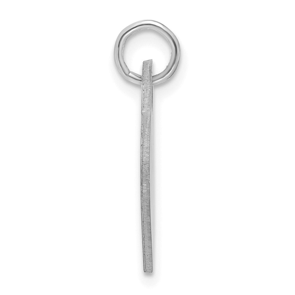 Sterlingsilber Silber/rhodiniert Monogramm Herz Charm