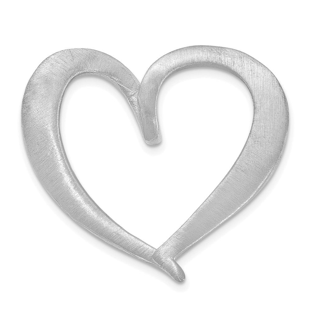 Sterlingsilber Silber/rhodiniert Personalisiert Antikisiert Herz Anhänger