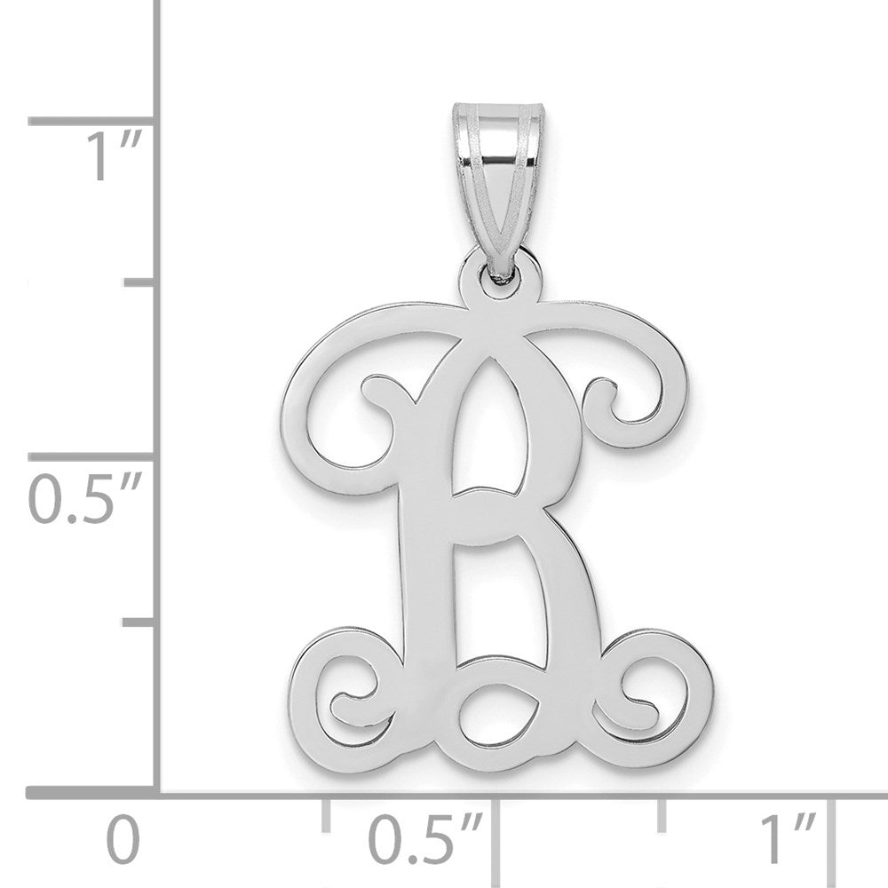 Sterlingsilber Rhodiniert Buchstabe B Pen