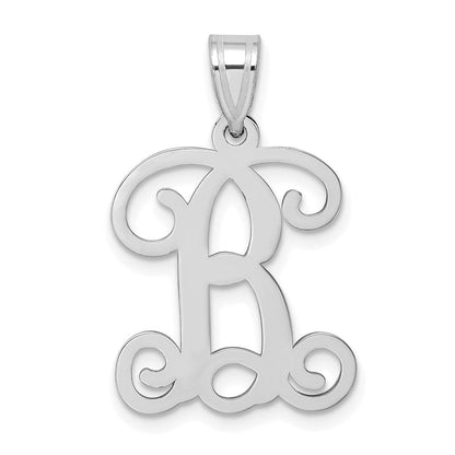 Sterlingsilber Rhodiniert Buchstabe B Pen